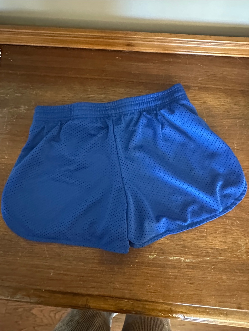 Indianapolis Colts Junior Cheer's Kids Blue Athletic Mesh Shorts - Picture 4 of 4